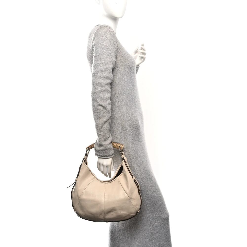 Yves Saint Laurent YSL Mombasa Leather White/Cream - Picture 9 of 9